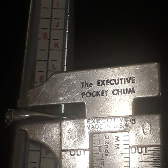 NEW Scroll Filigree Ring 3mm Wide Band Openwork Tapered Ring Size 7 2g - Picture 8 of 9